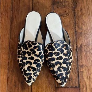 Cole Haan leopard slides